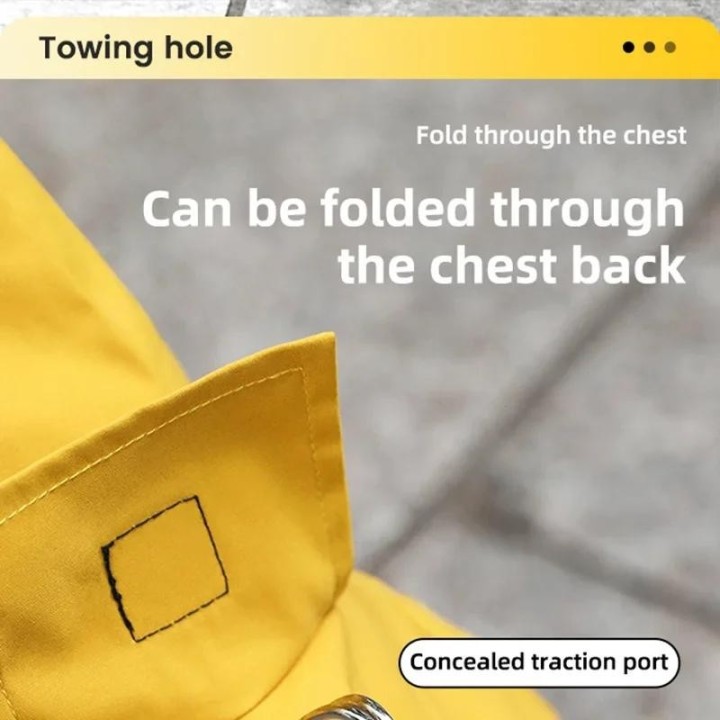 Neu Traktion Hund Vier-legged Regenmantel Wasserdichte Große, Mittlere und Kleine Hunde Haustier Regen Tag Ausgehen S