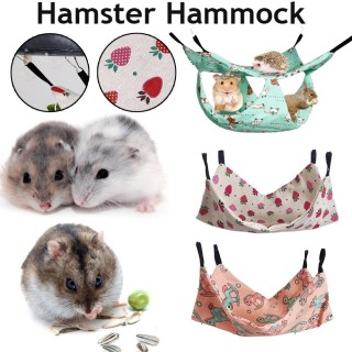 Hängematte für Haustiere, Baumwolle, für Hamster, Mäuse, zum Aufhängen, für kleine Haustiere, Hamster, Kaninchen, doppellagig