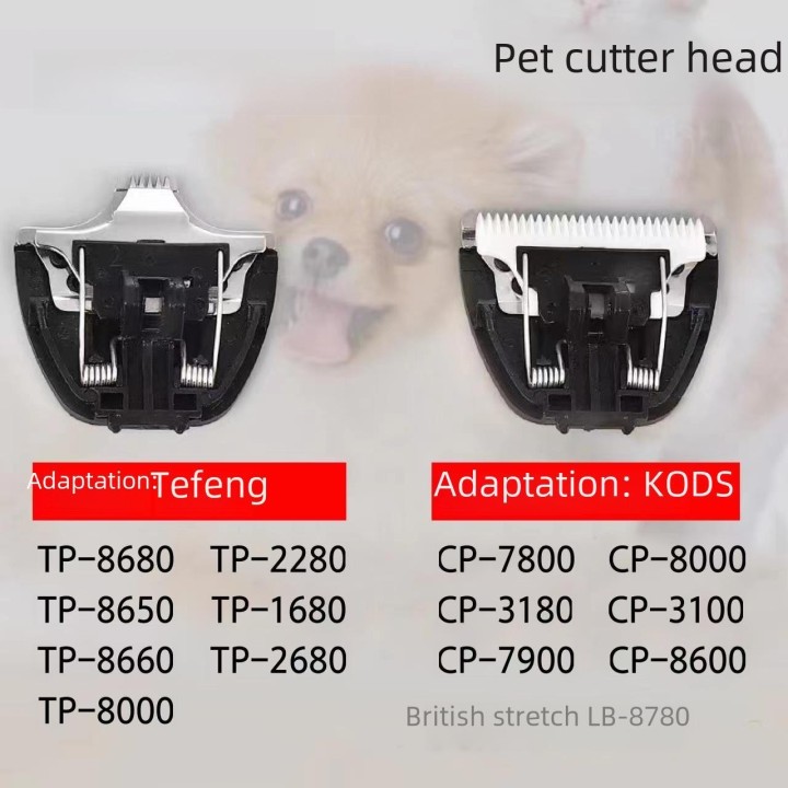 Kompatibel mit elektrischen Haarschneidemaschinen von Koderster Pet – mit scharfen Keramik- und Edelstahlköpfen, keine Haarve