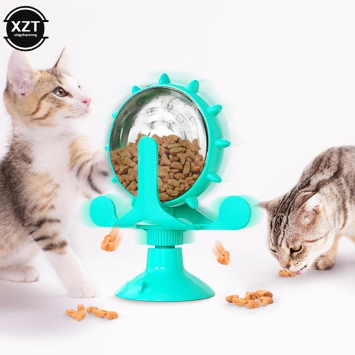 360 interaktives Leckerli-Spielzeug für kleine Katzen und Hunde Original Slow Dog Feeder Lustiges Hunderad Haustierspielzeug