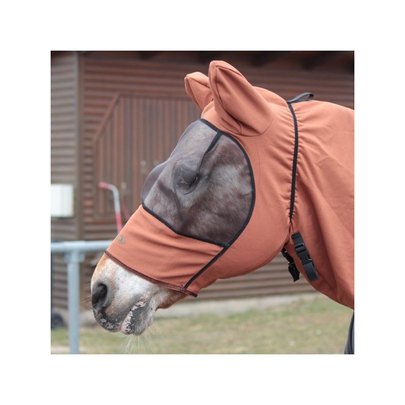 Boett Fliegenmaske Sweet Itch Hood - chestnut (Gr. 125-135)