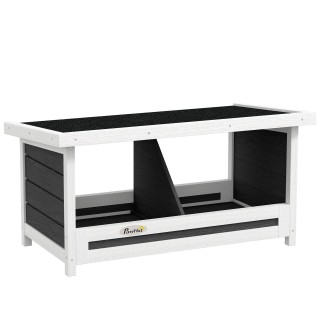 Legenest für Hühner Hühnernest aus Tannenholz Eiernest für Geflügel, Grau