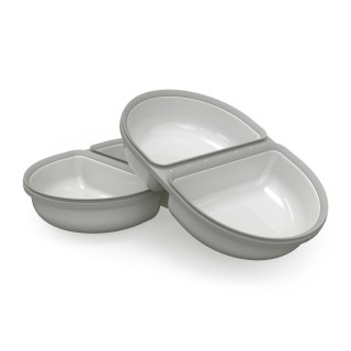 SureFeed Split-Schale 2er Pack Grau