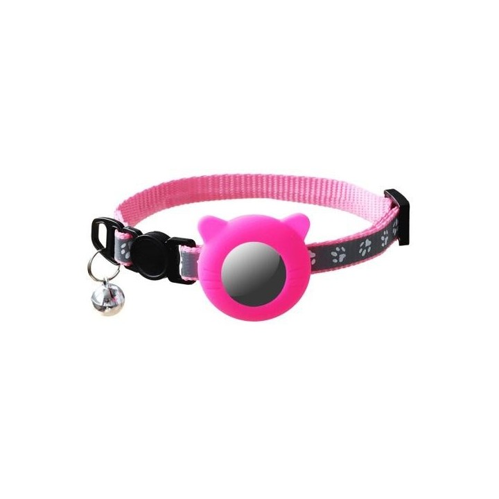 Reflektierendes Haustierhalsband, langlebig, verstellbarer Riemen mit Glockenschnallenbefestigung, angenehm zu tragendes Haus
