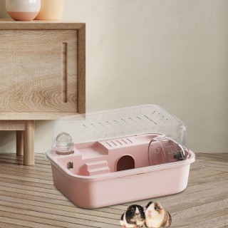 Lebensraum Hamsterkäfig Öffnende Oberseite Klares Atmungsaktives Haus Kleintier für Zuckergleiter Mäuse grün