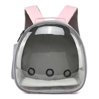Transparenter Haustier-Rucksack, Hamster-Träger, kleiner Träger, Tier-Rucksack für Meerschweinchen, Zuckergleiter, Frettchen,