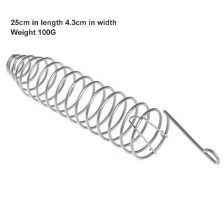 Vogelfutterspender, Vogelfutterstange, Papagei, Futtersuche, Spielzeug, Spirale, Metall, Vogelfutterhalter mit Haken, Edelsta