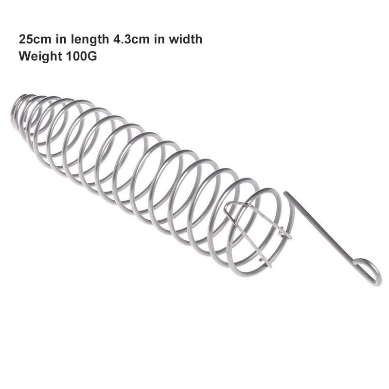 Vogelfutterspender, Vogelfutterstange, Papagei, Futtersuche, Spielzeug, Spirale, Metall, Vogelfutterhalter mit Haken, Edelsta