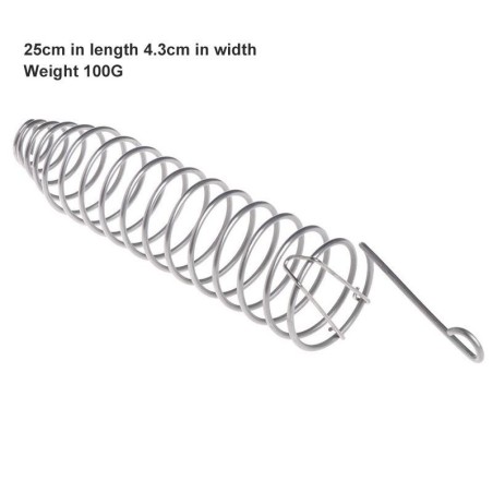 Vogelfutterspender, Vogelfutterstange, Papagei, Futtersuche, Spielzeug, Spirale, Metall, Vogelfutterhalter mit Haken, Edelsta