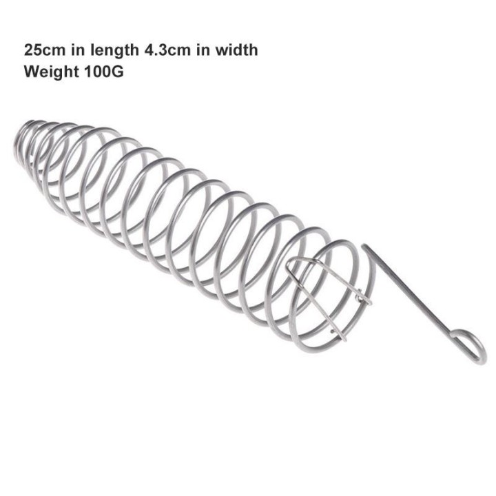 Vogelfutterspender, Vogelfutterstange, Papagei, Futtersuche, Spielzeug, Spirale, Metall, Vogelfutterhalter mit Haken, Edelsta
