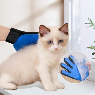 Haustierhandschuh, Katzenpflegehandschuh, Katzenhaar-Enthaarungsbürste, Handschuhe, Hundekamm für Katzen, Bad, Haarentferner,