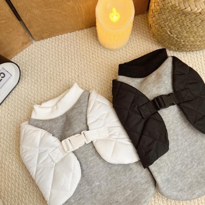 Hundebekleidung Haustier Herbst/Winter Schnauzer Bären Malzis Sisch Kleiner Hund Gefälschte Zwei Baumwoll-Hoodies Welpenkleid