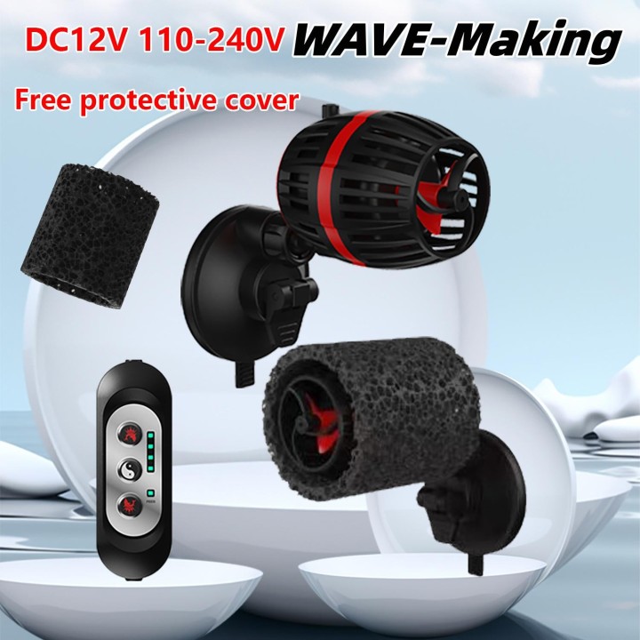 110 V-240 V Wellenpumpe für Aquarien mit Bodenströmung, ultra-leise, kleine Umwälzpumpe mit variabler Frequenz, Fäkaliengeblä