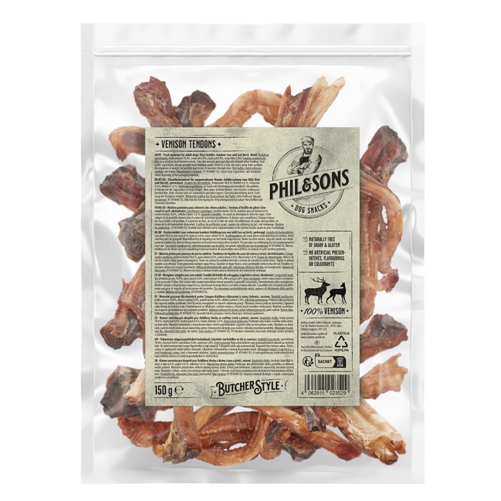 Phil & Sons Achillessehnen vom Wild - Sparpaket: 3 x 150 g