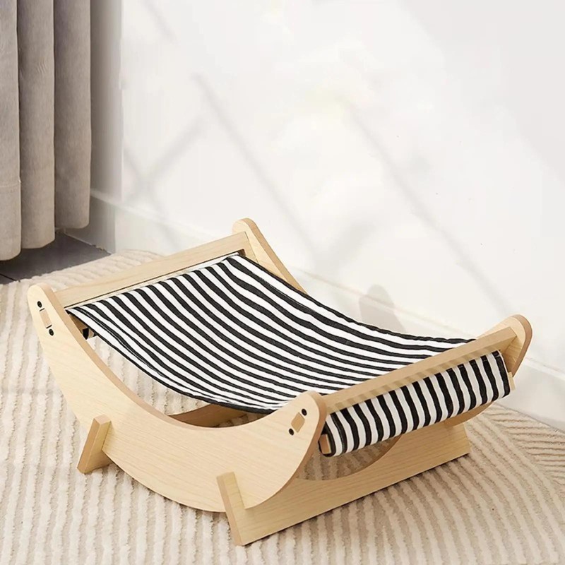 2 in 1 Holz Haustier Katze Bett Katze Hängematte Wiege Sofa Haus Möbel Kätzchen Innen Waschbar Abnehmbare Schlafen Bett Kätzc