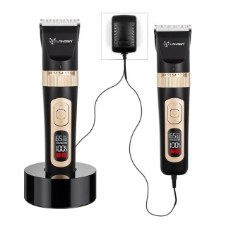 Wiederaufladbare Tierhaarschneidemaschine für Hunde, elektrische Push-Schere, elektrische Fader-Rasiermaschine für Haustiere