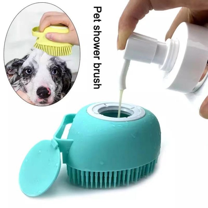 Haustier-Badezimmer-Werkzeug, Welpe, großer Hund, Katze, Bad, Massage-Handschuhe, Bürste, weiches Sicherheits-Silikon, Hausti