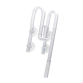 Aquariumschlauch, Wasserpflanzentank, Zulauf- und Ablaufschlauch mit Saugnapf, Anpassung an 12mm Clear