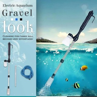 Elektrischer, leistungsstarker Saugnapf für Aquarien, Siphon, betriebener Sandwäscher für Aquarien, 220 V, Vakuum, Kies, Wass