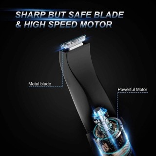 Hundepflege-Haarschneidemaschine, für Katzen und kleine Hunde, geräuscharmer elektrischer Haustier-Trimmer, zum Trimmen von P