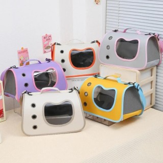 Katzentaschen, tragbare Hundetragetasche, Mesh, atmungsaktive Tragetaschen für kleine Hunde, faltbare Katzenhandtasche, Reise