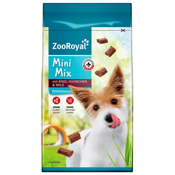 ZooRoyal Mini Mix mit Rind, Geflügel & Wild 60g