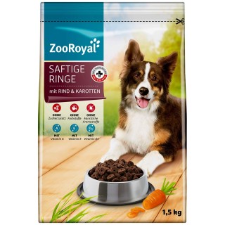 ZooRoyal Saftige Ringe mit Rind & Karotten 1,5kg