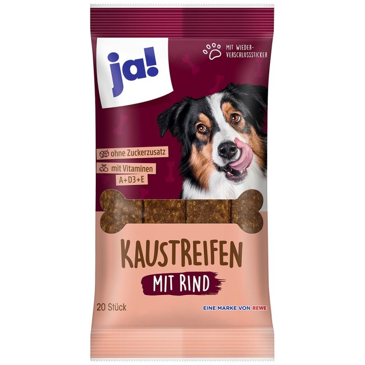 ja! Kaustreifen mit Rind 200g