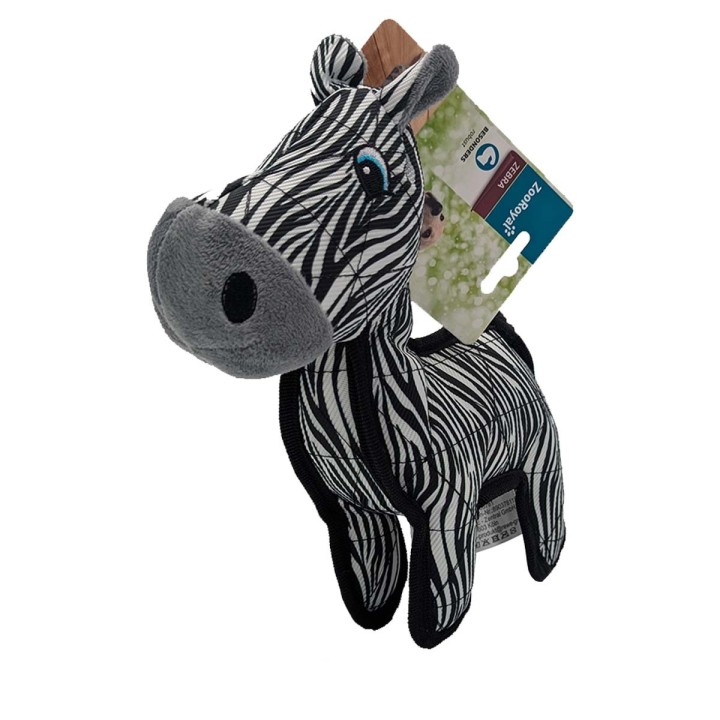 ZooRoyal Hundespielzeug Kuscheltier Zebra