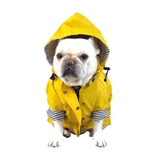 Wasserdichter Hundemantel für kleine, mittelgroße und große Hunde, Katzen, Haustier-Regenmantel, Hundesport-Kapuzenpullover,