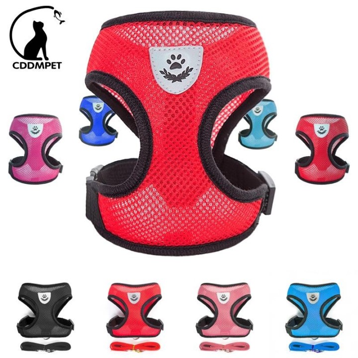 Hundezubehör, atmungsaktives Mesh-Hundegeschirr und Leine-Set, Welpen- und Katzengeschirr, Weste für kleine Hunde, Chihuahua,