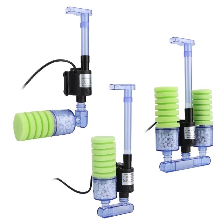 Praktischer Aquarium-Bio-Schwammfilter Einzel-/Fischpumpe XY-2900