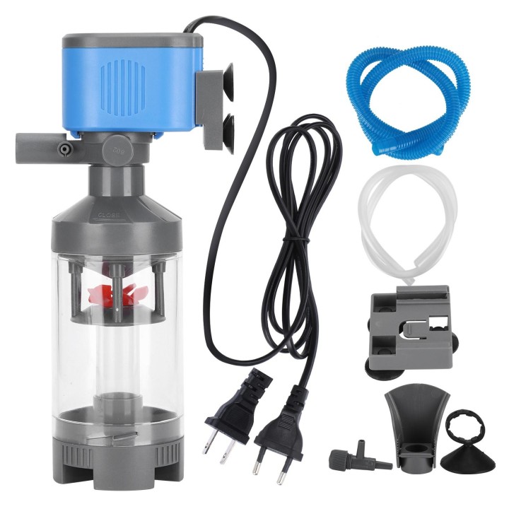 ZY-1000F5-in-1-Aquarienfischfilter, 3-stufige, multifunktionale Sammelfilterpumpe EU Plug 220V