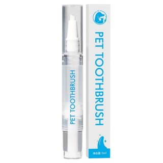Haustier Zahnbürste Stift Zähne Reinigung Werkzeug Katze Zahnstein Dental Frische Zahn Hund Reinigung Kalkül Brea V3Q2 5ml-1p