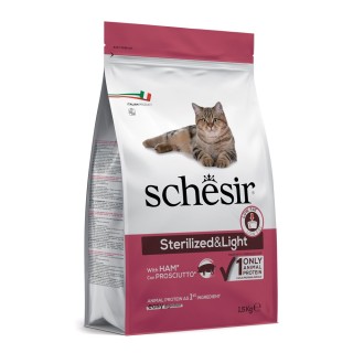 Schesir Sterilized & Light mit Schinken - 1,5 kg