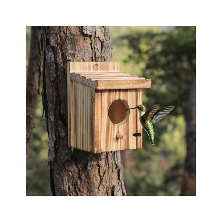 Vogelnistkasten, wasserdichtes Vogelnest aus Holz, Nistkasten für Meisen, Vogelhäuschen für den Außenbereich, Nistkasten für