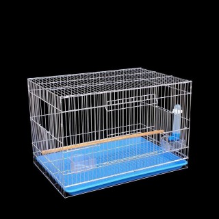 Verzinkter Zuchtkäfig für große Papageien mit Futteröffnung 40*30*30 electroplating breeding cage