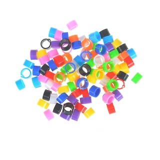100X Huhn Henne Taube Bein Geflügel Vogel Taube Küken Ente Papagei Clip Ringe 100pcs