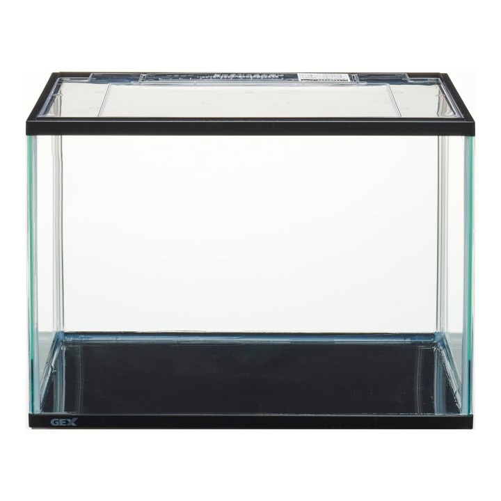 GEX AQUARIUM Polystyrol Marina L Aquarium Schwarz Schwarzer Rahmen Aquarium Für Fische MR-400BK-N B39,8×T25,4×H28cm
