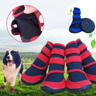 Hundeschuhe für Welpen, wasserdicht, rutschfest, Regenschuhe, warme Winterstiefel für große Hunde XS