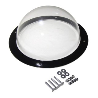 2025 Neues Bullauge für Hunde, rund, transparent, für Zäune, Haustiere, zum Ausguck, langlebiges gewölbtes Acrylglas, Fenster