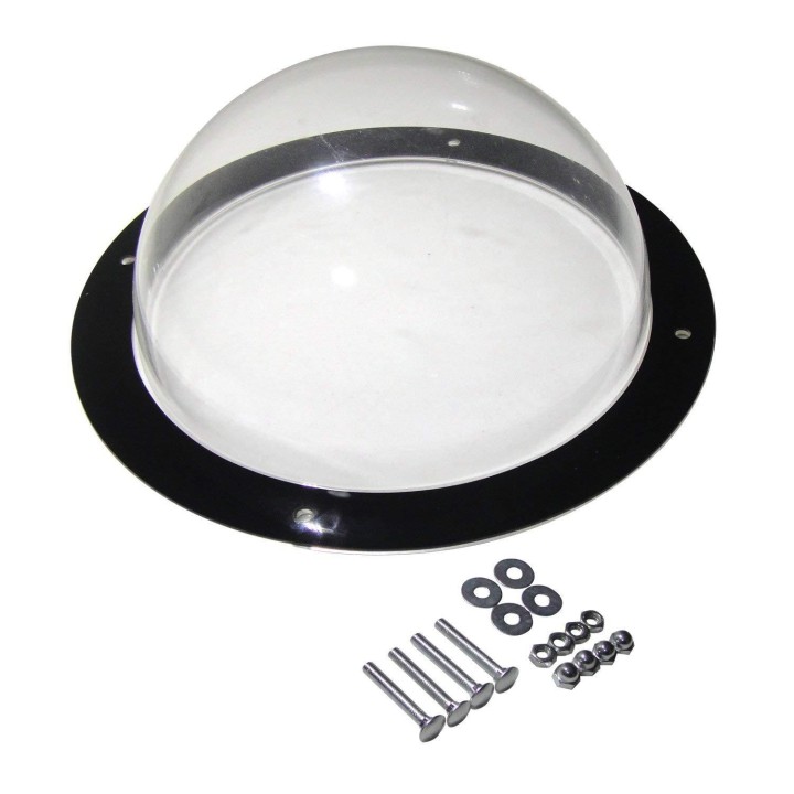 2025 Neues Bullauge für Hunde, rund, transparent, für Zäune, Haustiere, zum Ausguck, langlebiges gewölbtes Acrylglas, Fenster