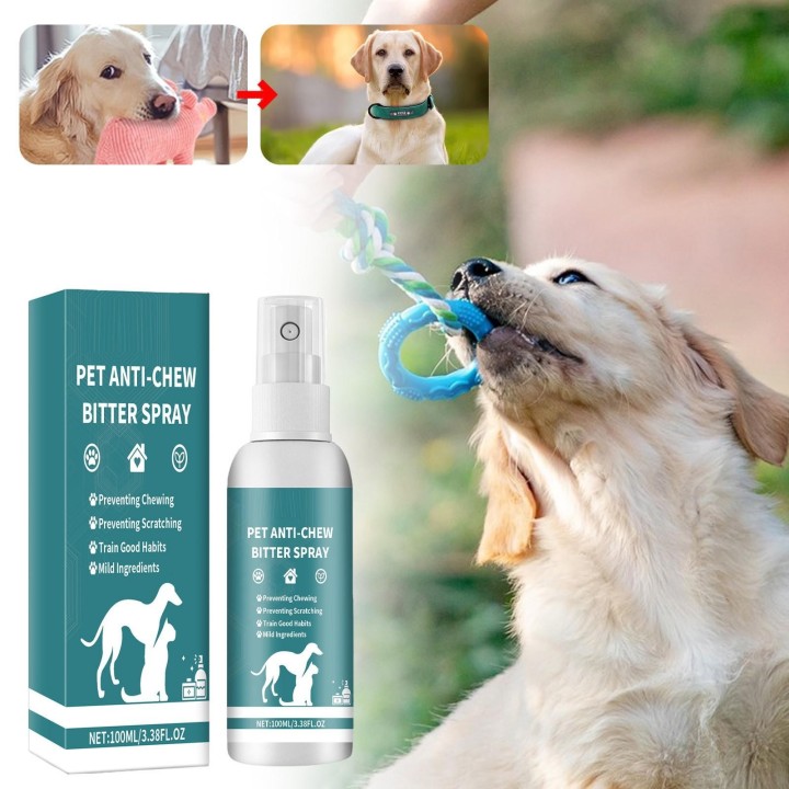 Anti-Kau-Spray, Verhaltensänderung bei Haustieren, Anti-Biss- und Kratzspray für Katzen und Hunde, 100 ml