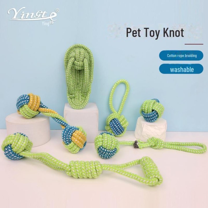 Kaufestes Hundespielzeug: Robuster Baumwollseilball Cotton rope ball