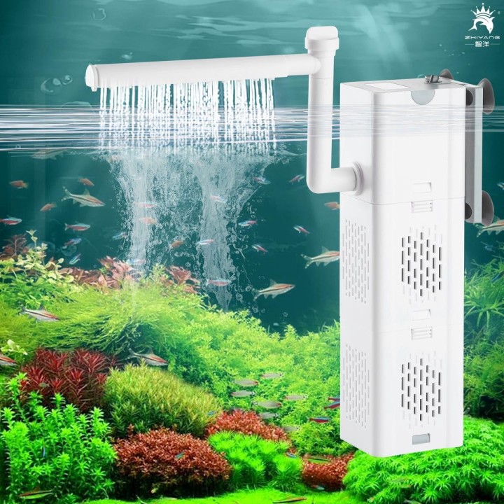 Sauerstoff-Luft-Aquariumfilter Aquarium-Filterpumpe Aquariumpumpe 110 V 220 V Wasserpumpe Aquarium DIY-Box Schwammbakterien-B