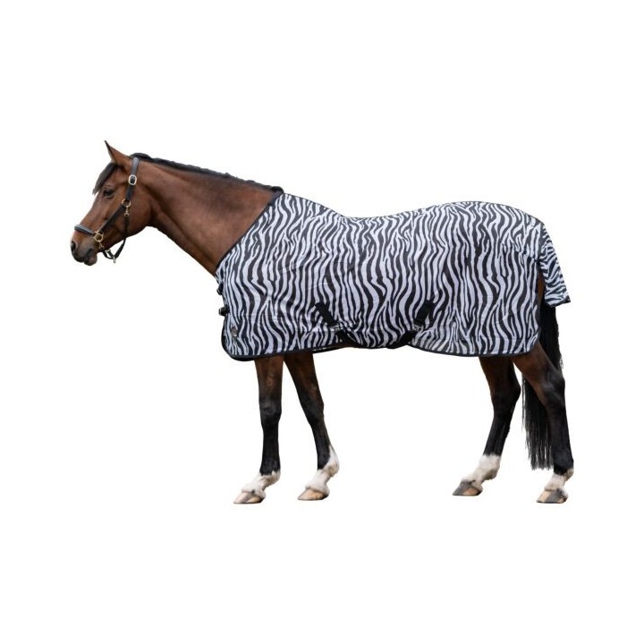 HKM Fliegendecke Zebra mit Kreuzgurt