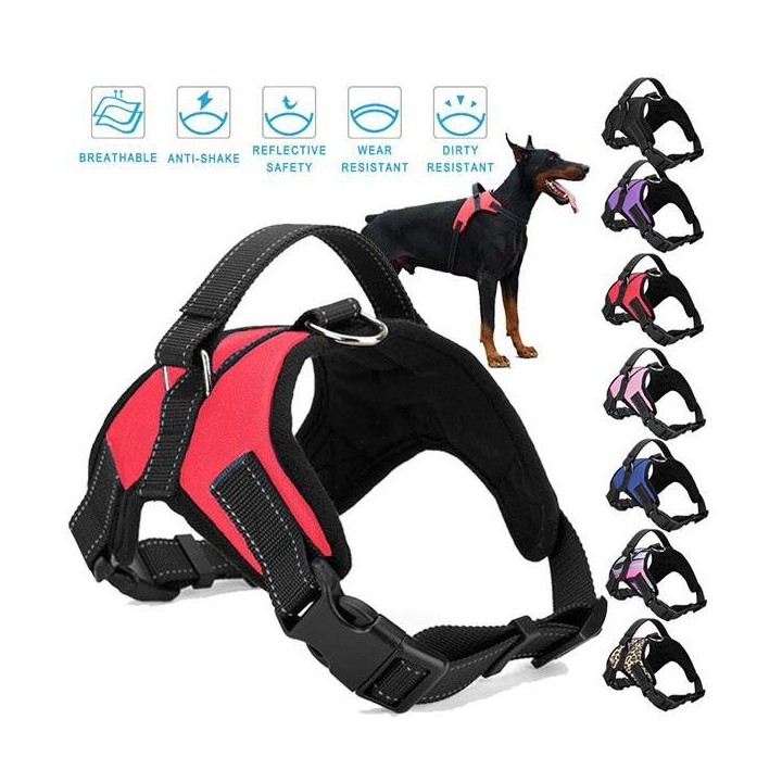 Haustier Hund verstellbare Traktion Weste weicher Brustgurt große Hundeleine Geschirr für Spaziergänge mit Hunden Upgrade XS-