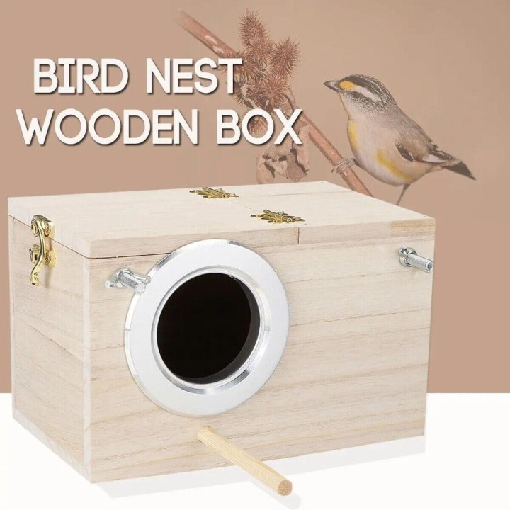 Parrot Lovebirds Finch Security Nesting House Cage Nest Bird supplies Bird Breeding Box