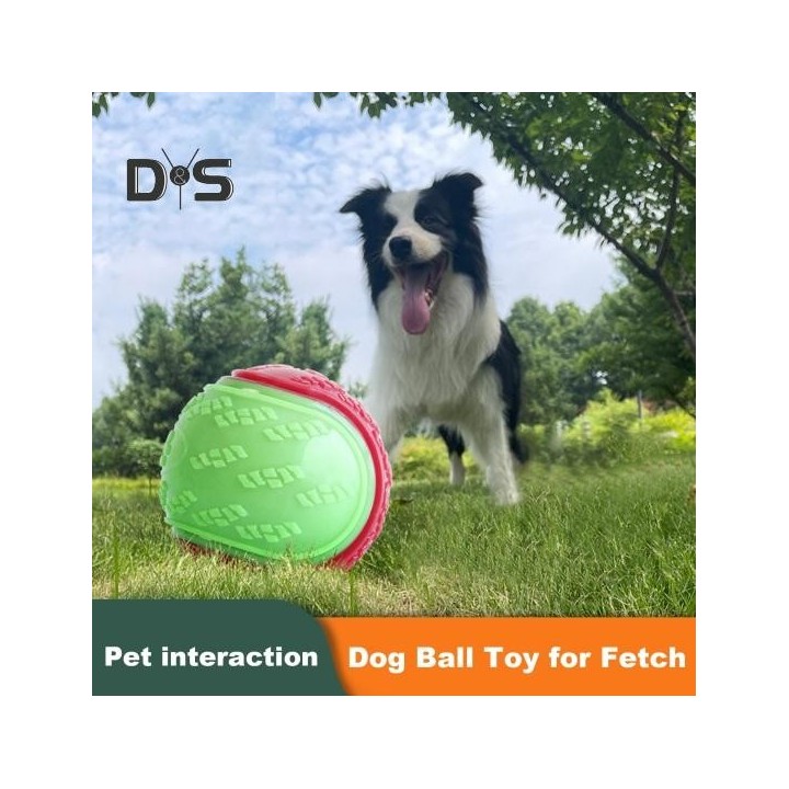 1/4 Stück Quietschbälle für Hunde, interaktives Hundespielzeug für das Training von Welpen, Kaubälle, Zahnungsspielzeug, Appo