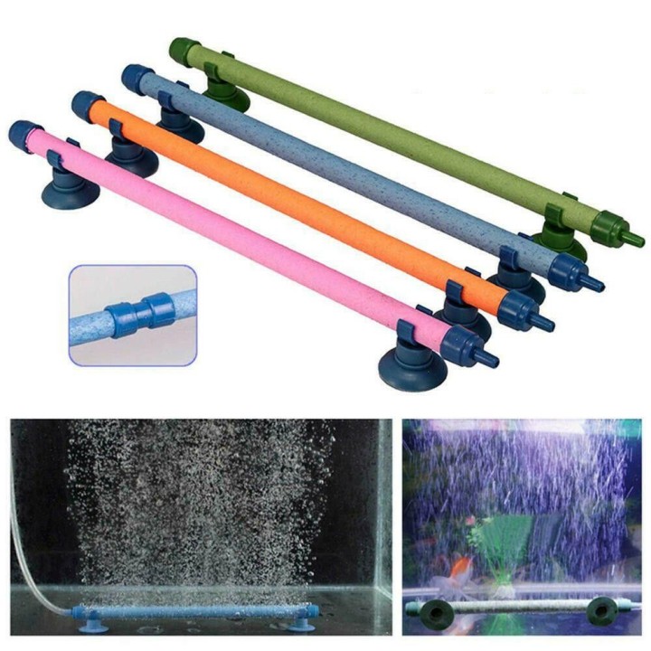 Praktische Aquarium Aquarium Zubehör Diffusor Bar Sauerstoffpumpe Luftpumpe Aquarium Bubble Bar 7 inch blau